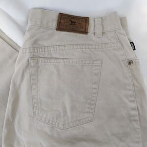 Ralph Lauren Jeans Co Beige Straight Leg Denim Pants Womens 12 Casual A